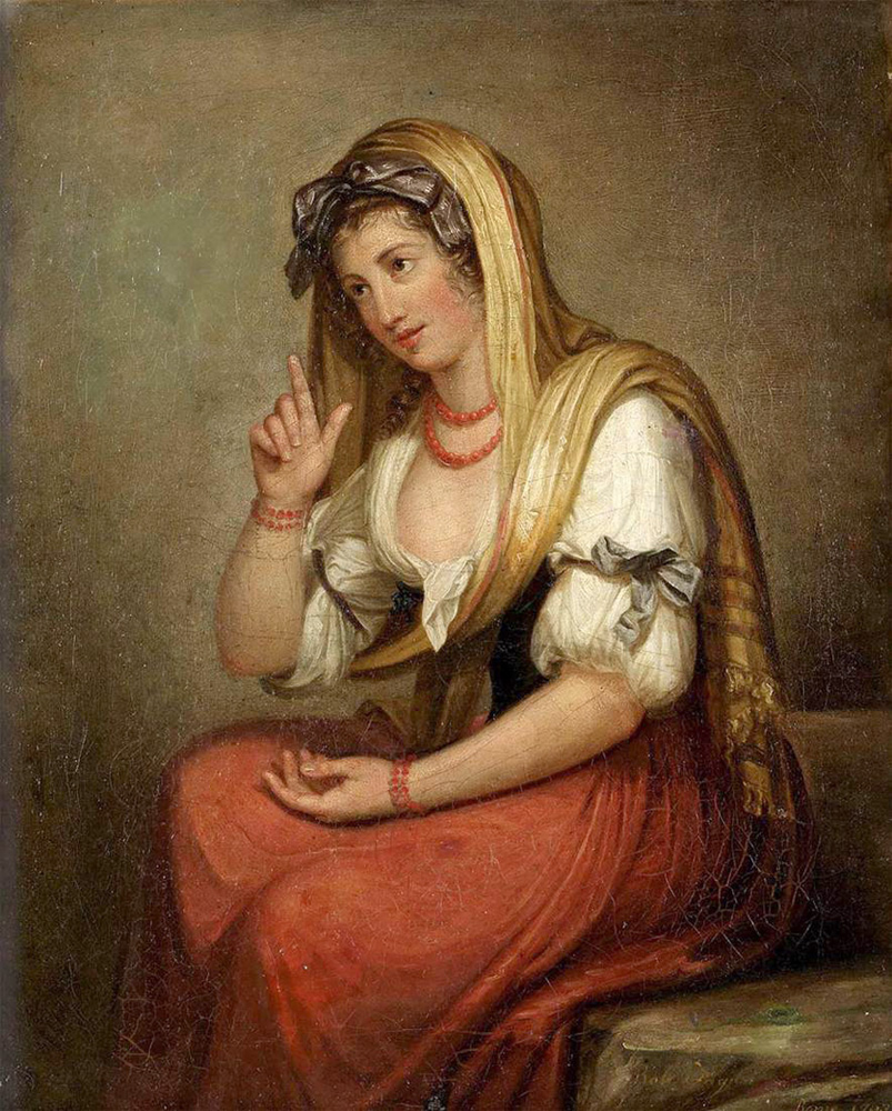 emma hamilton as neapolitan peasant